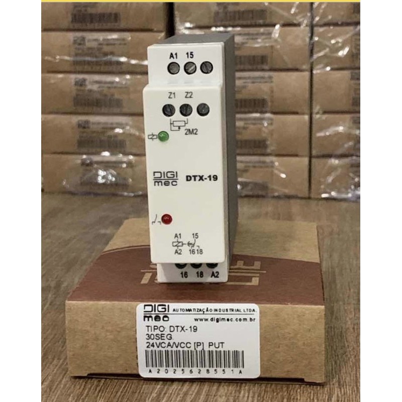 Relé De Tempo Dtx-19 220V Digimec (escolher segundos)