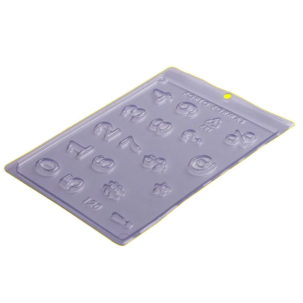 Forma de Acetato Números e Símbolos - Cód.120 - Porto Formas em Oferta na Shopee