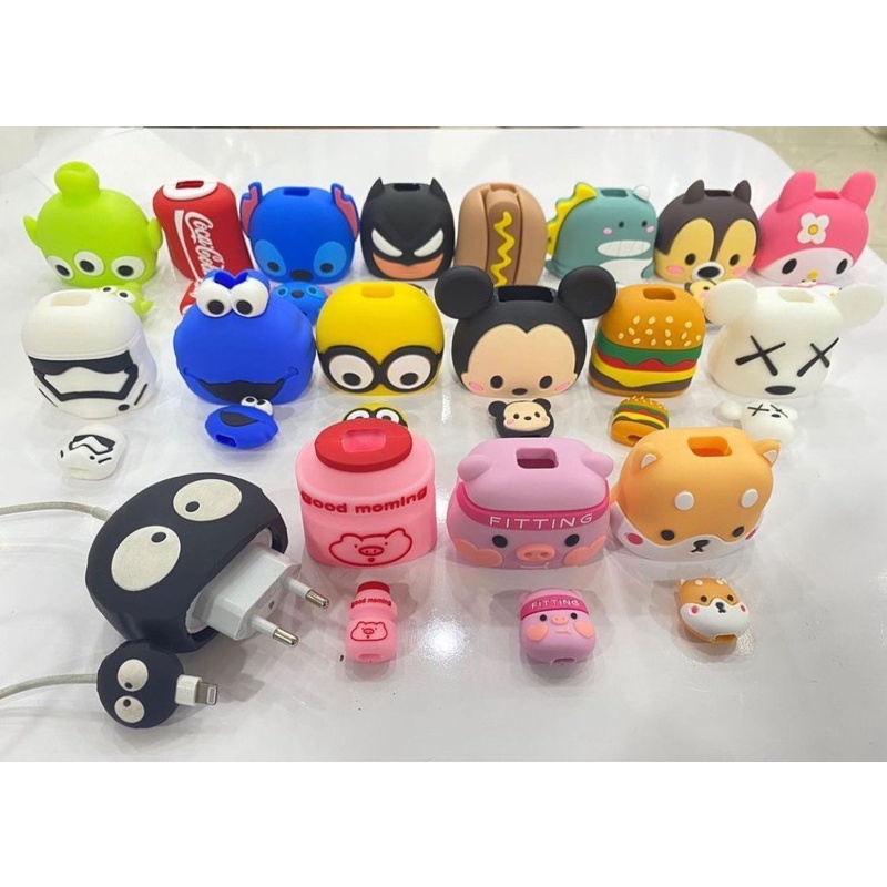 PROTETOR DE CABO E FONTE KIT COM 2 PEÇAS em Oferta na Shopee