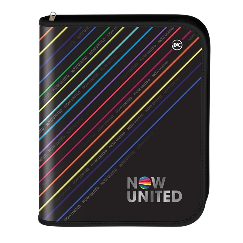 Fichário Universitário com Zíper Now United