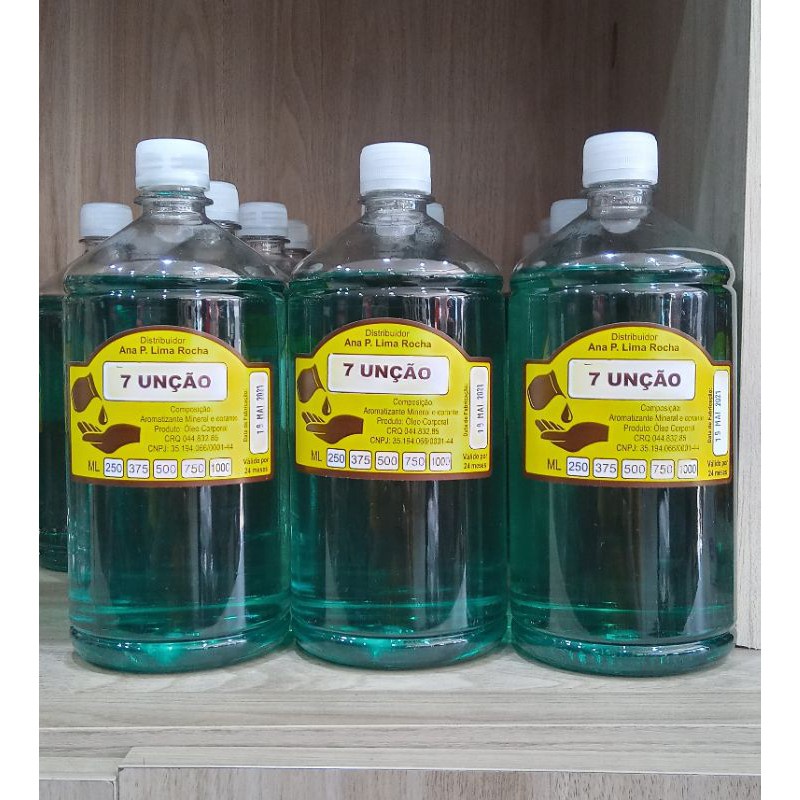 Óleo de unção 1 litro 7 unção em Oferta na Shopee
