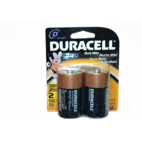 Pilha Grande Alcalina 2d Par - Duracell