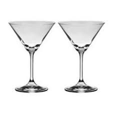 02 Taças Martini Vidro 250ml Dry Martini Coquetel