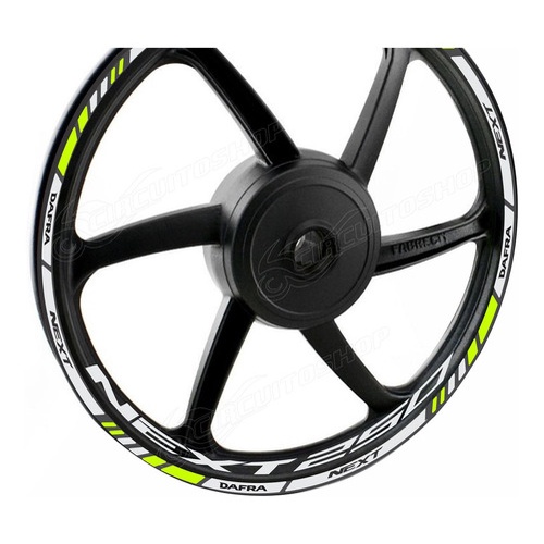 Friso + Adesivo Refletivo M3 Roda Moto Dafra Next 250