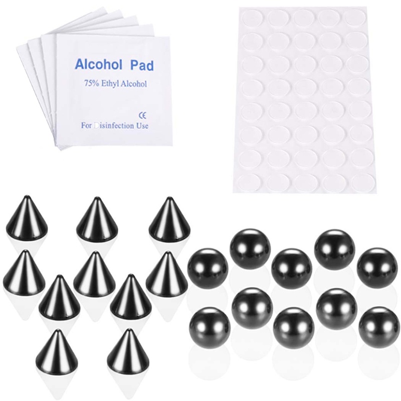 Du Conjunto Piercing Aço Inoxidável / Brinco Para Nariz / Sobrancelha / Lábio / Piercing