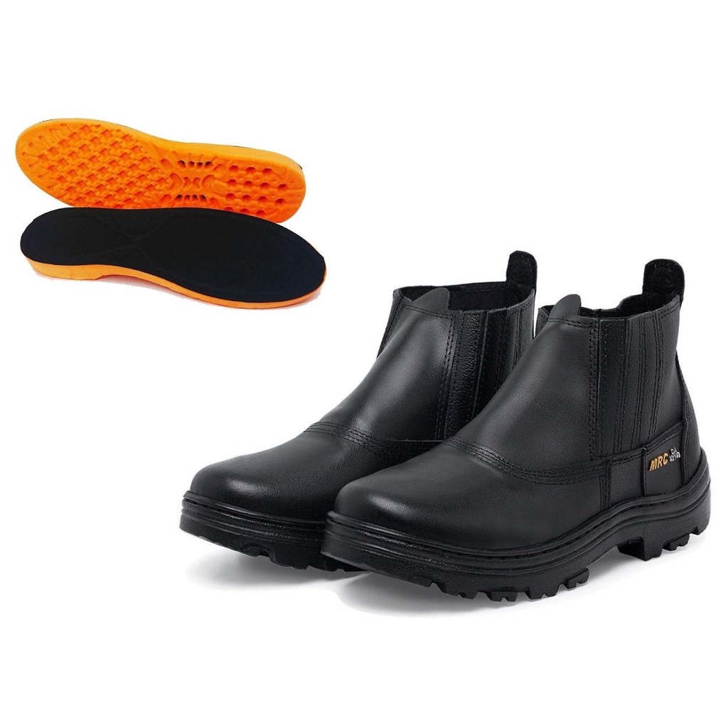 Bota botina de segurança palmilha gel em com biqueira com ca Elastico