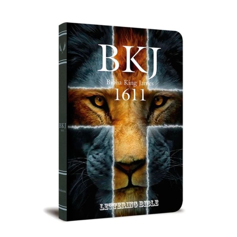 Bíblia King James 1611 Ultrafina Lettering Bible Leão | Shopee Brasil
