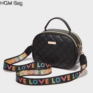 Bolsa De Ombro Feminina Com Zíper Duplo/Bordada/Portátil/Transversal
