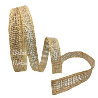 Fita de Juta Natural 2cm - Rolo c/ 9,5 Metros em Oferta na Shopee