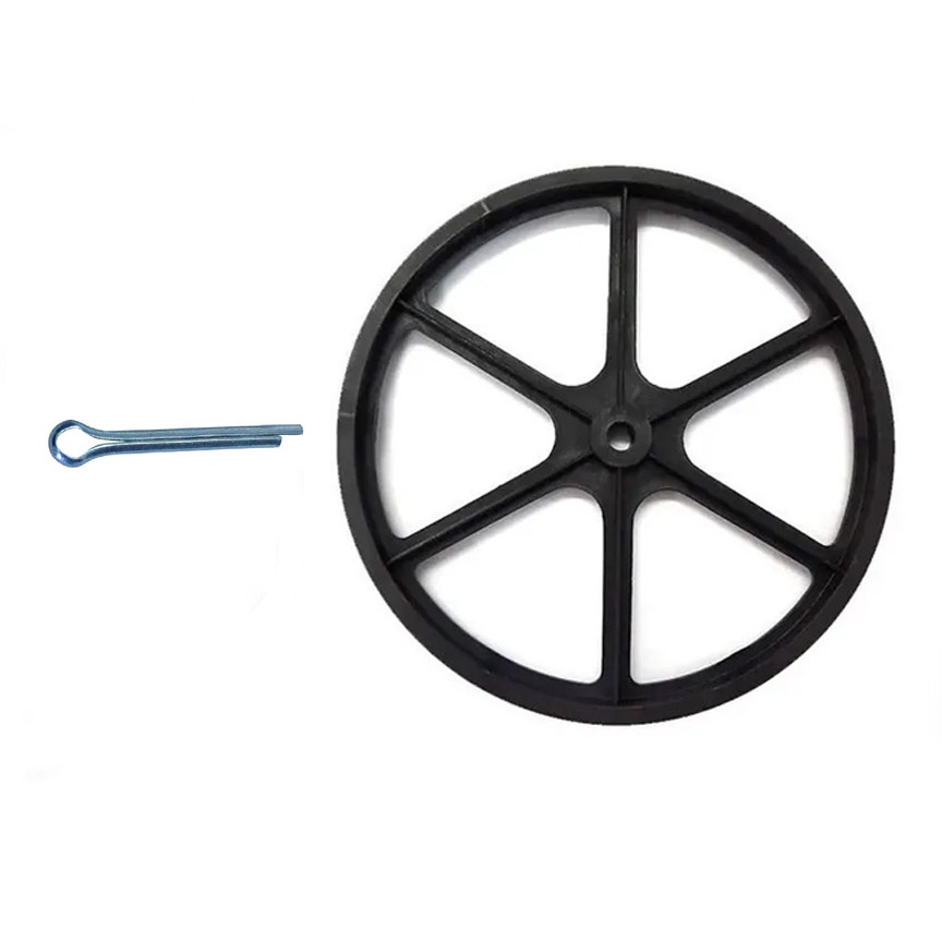 Polia agitador Colormaq  preta Lcm 9 - 10kg + Cupilha
