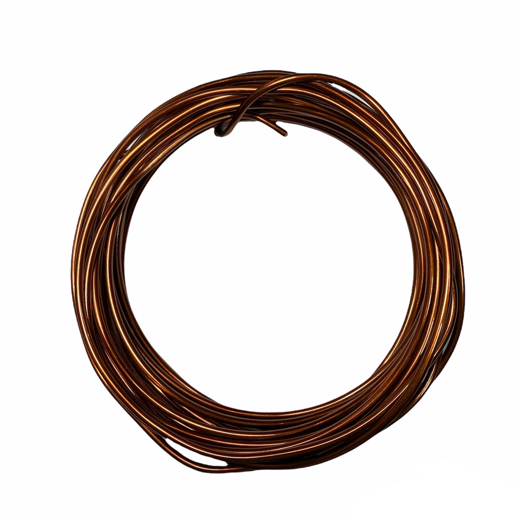 Arame de Alumínio Esmaltado Para Bonsai n°10 2,588mm 50g ESMALTADO suculentas, rosas do deserto, orquídeas, dobrar plantas