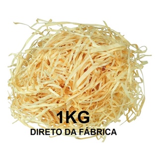 1 kg palha de madeira natural pinus decoração proteção enfeite mim