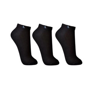 Kit 3 pares de Meias Lupo Cano Curto Unissex Algodão original Preta