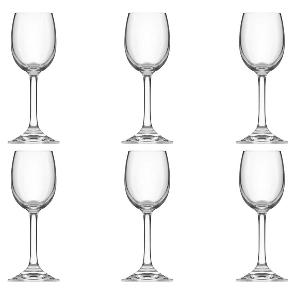 Conjunto de 6 Taças de Cristal para Licor 60ml Classic