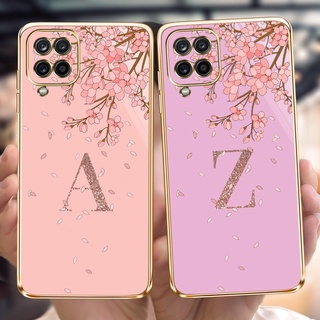 Capa De Silicone Flexível Para Celular Samsung Galaxy A12 5G Nova Moda Em Inglês Cartas Chapa A12 A125F Capas