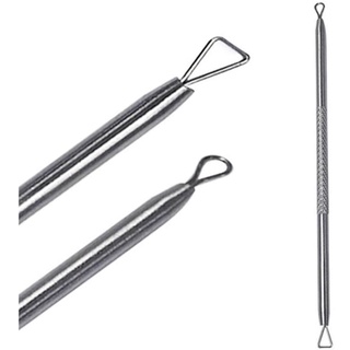 Espatula Espalhadora Para unhas Fibra De Vidro Inox Colocação de Unha Manicure Profissional