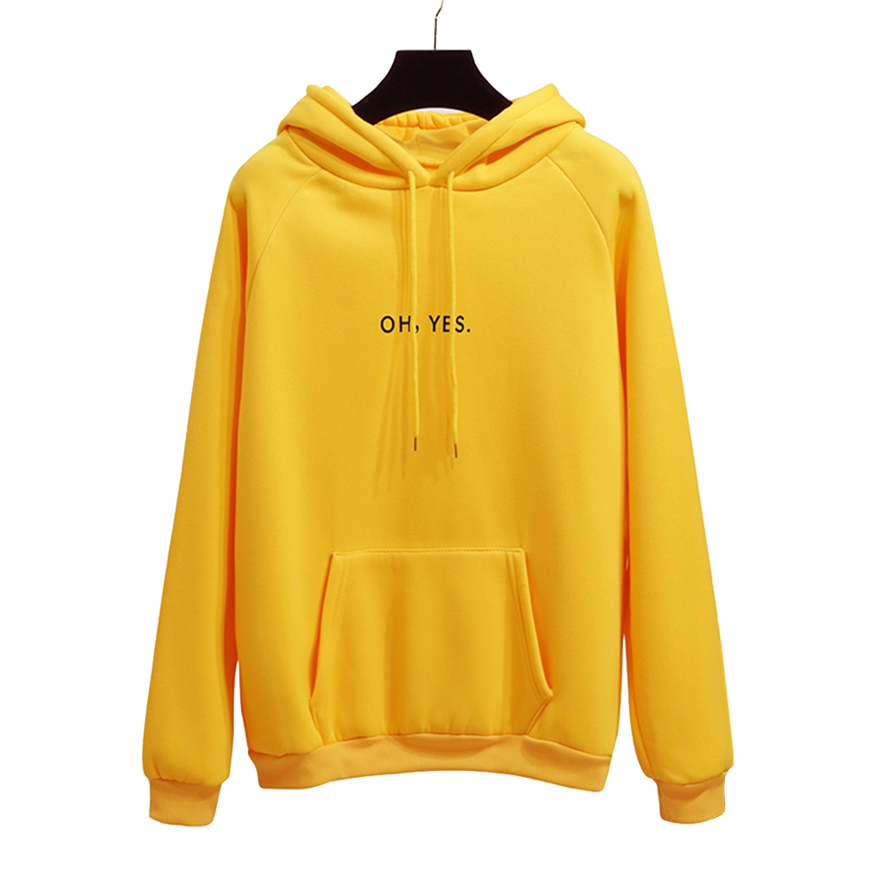 moletom amarelo oh yes