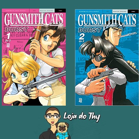 Gunsmith Cats Burst Big Vol 01 E 02 Completo Shopee Brasil