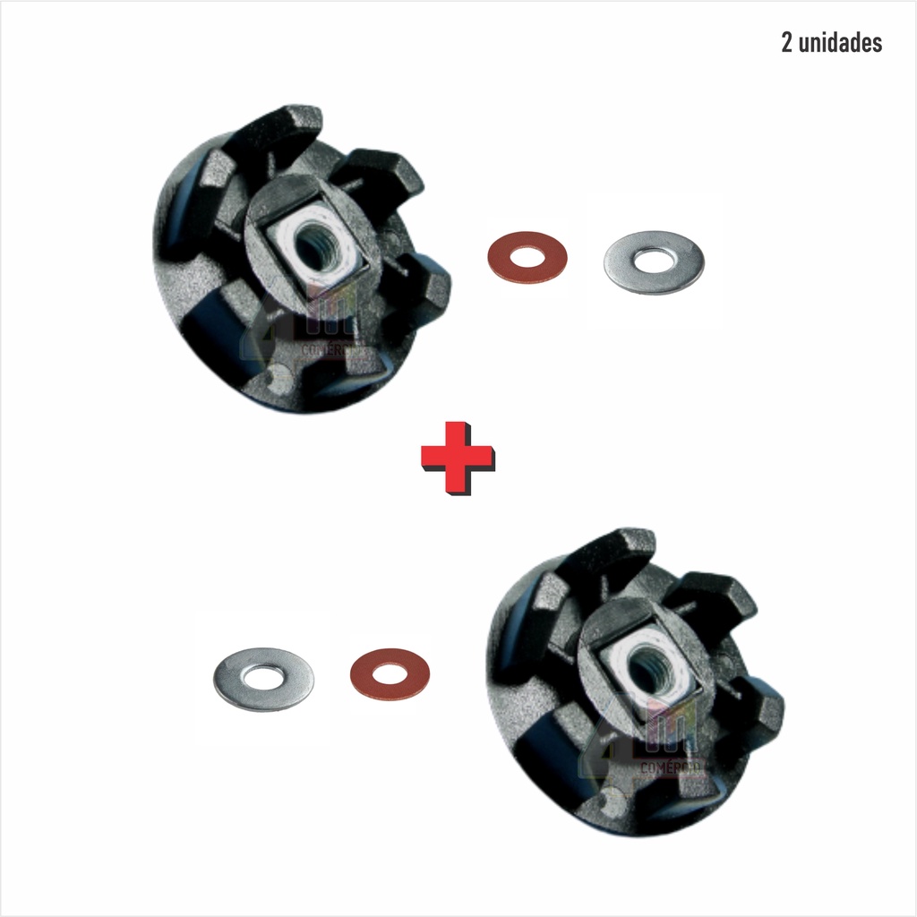 2 Arrastes Copo Compatível Electrolux Bbr12 Bbr20 Bbr30 Bbr40 Bbr50