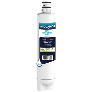 Refil Para Filtro Acquabios - 1005-0047 Purificador de Água Linha Easy Com Tripla Filtração Original