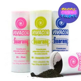Corante Roupa Vivacor Guarany 40g Neon - 1 Tubinho