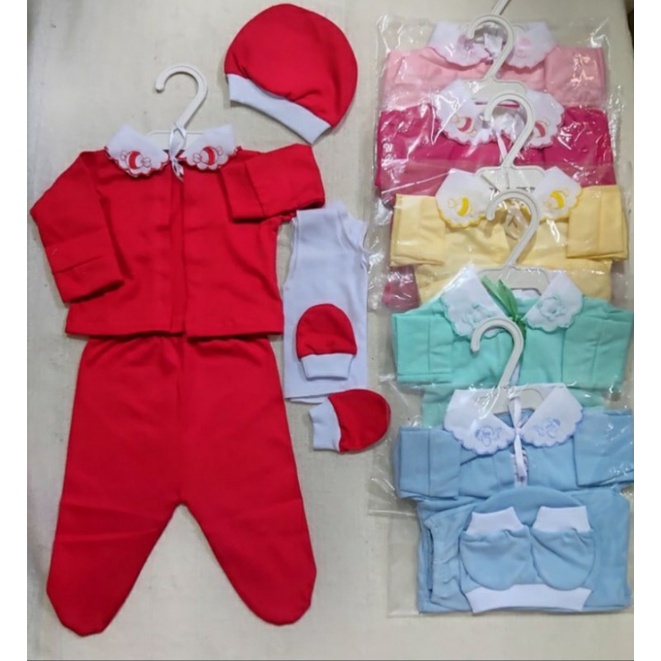 Pagão Bordado na Gola RN(0 a 3meses) Menina Menino Reborn Atacado