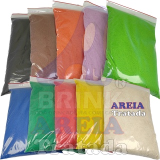 Kit Areia Colorida - 10 pacotes de 100g