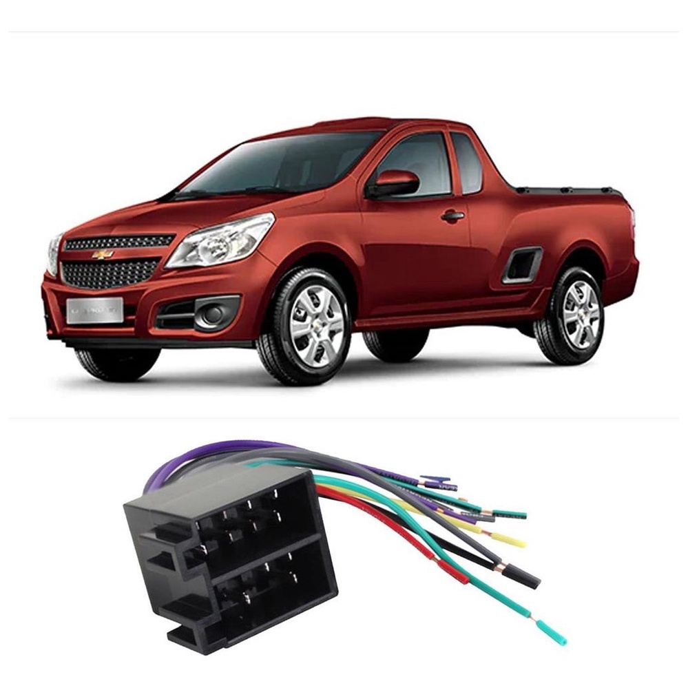 Chicote Adaptador Chevrolet Montana 2003 A 2020 Radio Dvd Cd