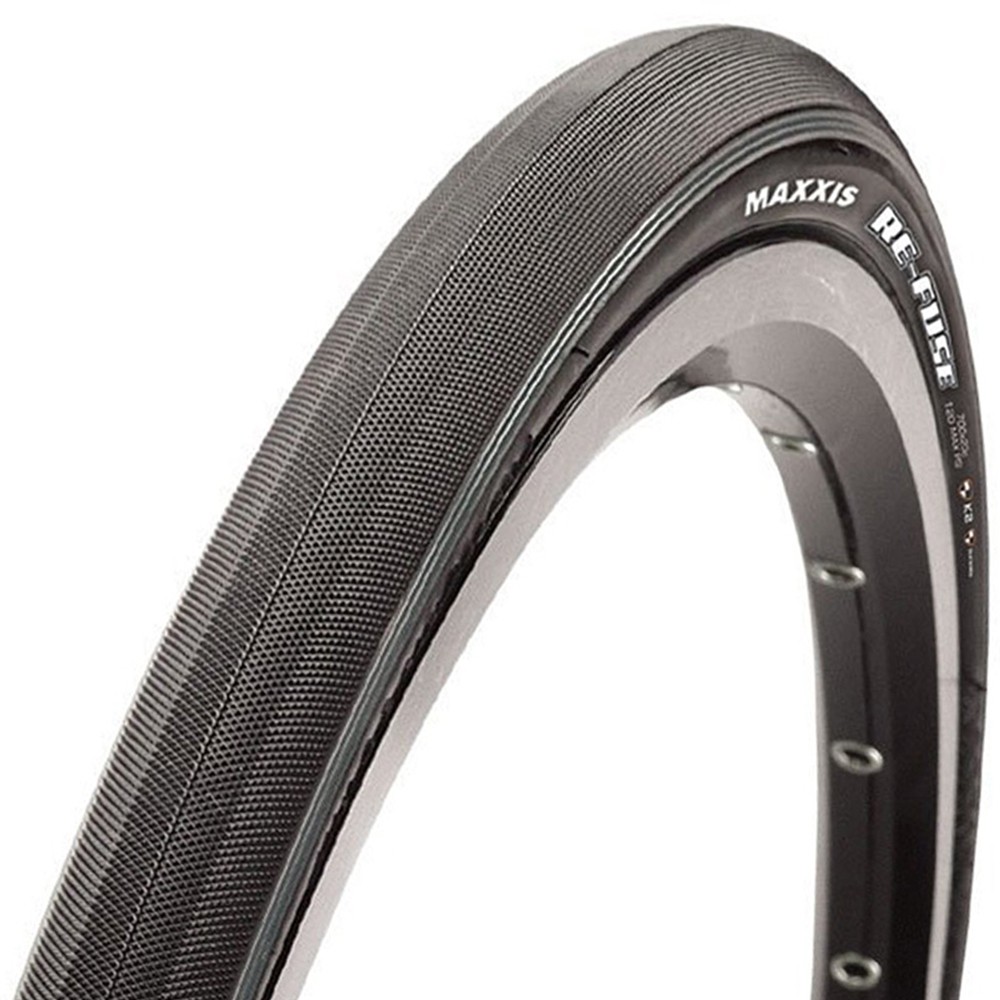 Pneu Maxxis Re-Fuse 700x28C Dobrável Kevlar Preto