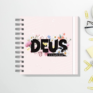 Caderno 18x18 Capa Cristã PQ108