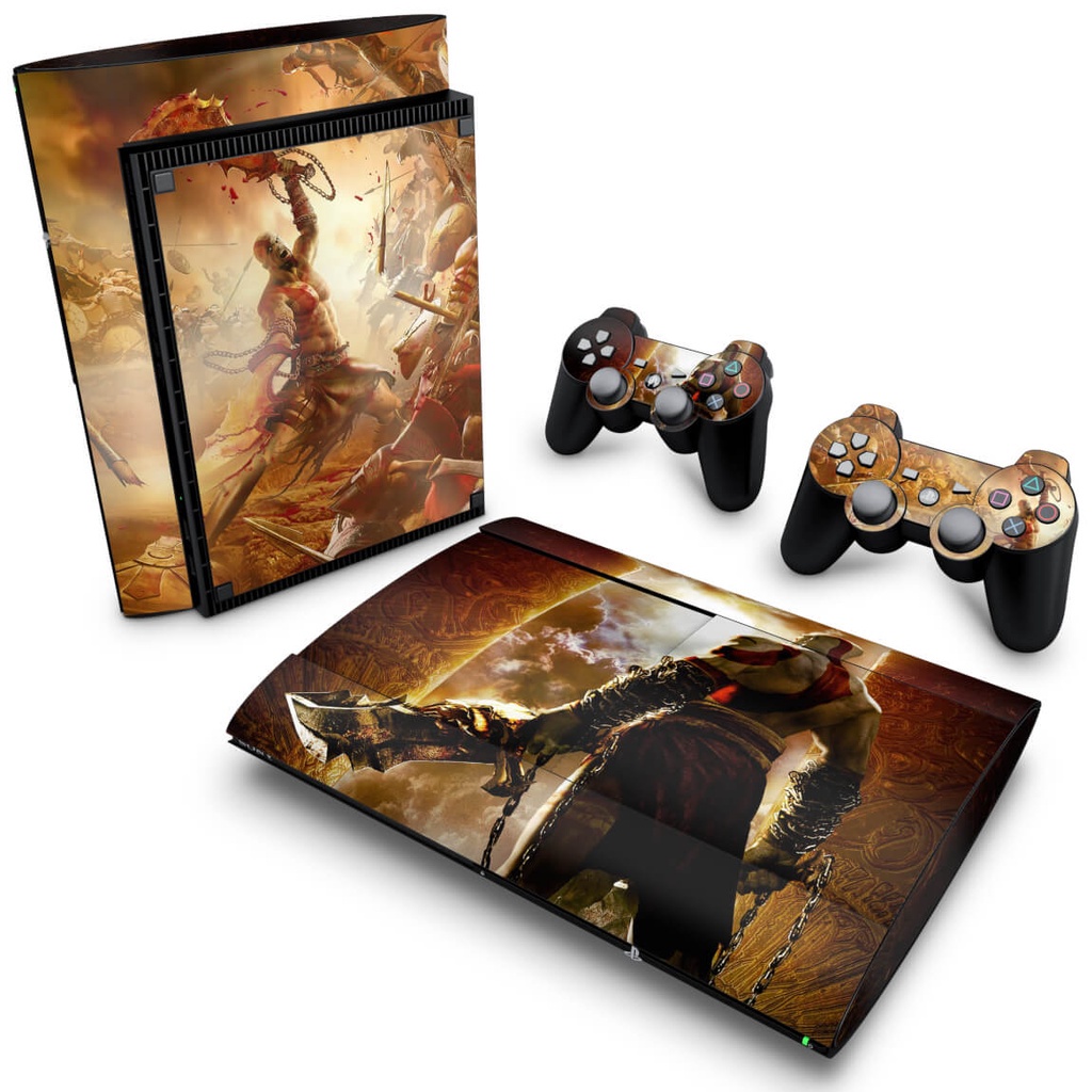Skin PS3 Super Slim Adesivo - God Of War 2