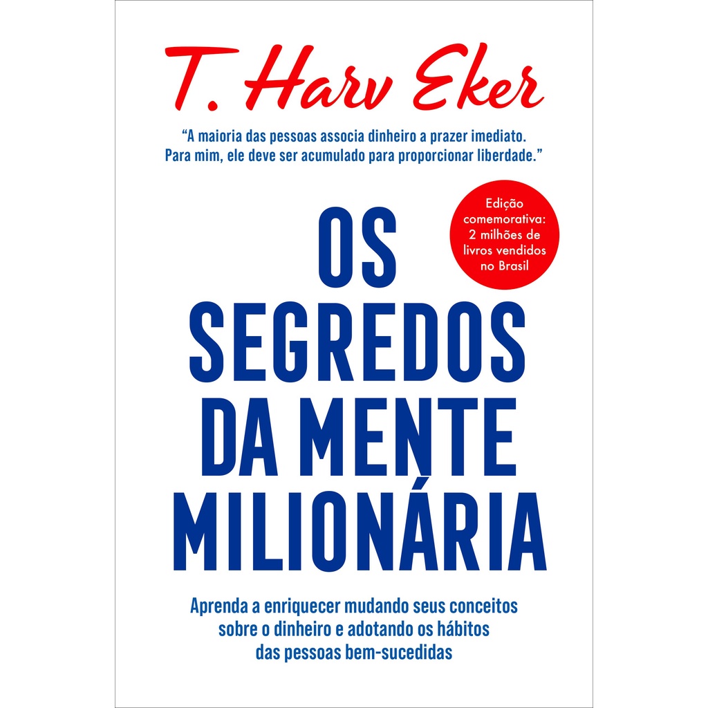 Os Segredos da Mente Milionária Capa Dura Livro T. Harv Eker - Desconto ...