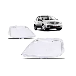 Lente Farol Principal Renault Logan 2007 2008 2009 2010