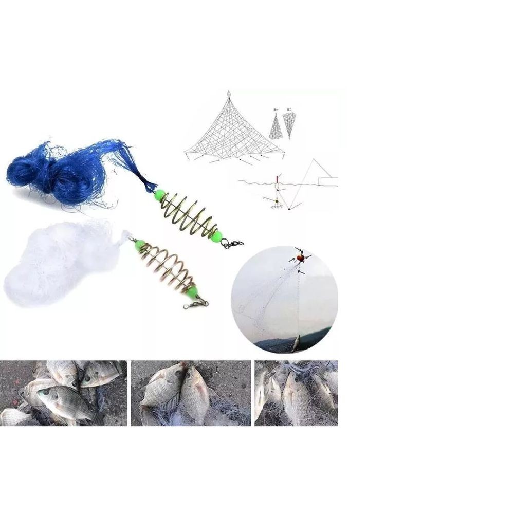 Redinha De Pesca Para Vara Armadilha Lambari Peixes Pequenos em Oferta na Shopee