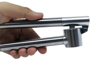 Espremedor De Alho Tambor Removível Aço Inox Triturado