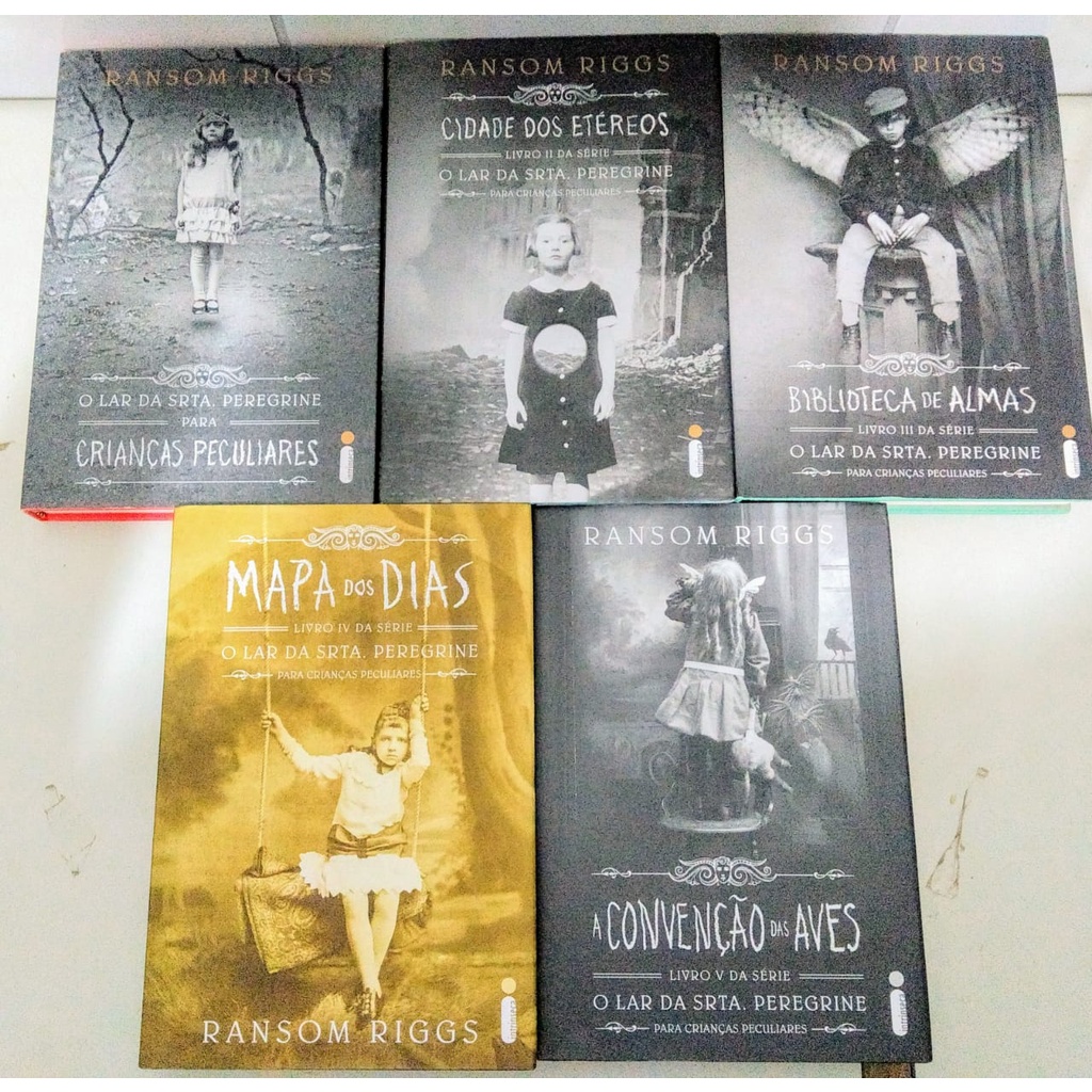 Coleção O lar da Senhorita Peregrine para crianças peculiares do 1 ao 5 Ransom Riggs Shopee