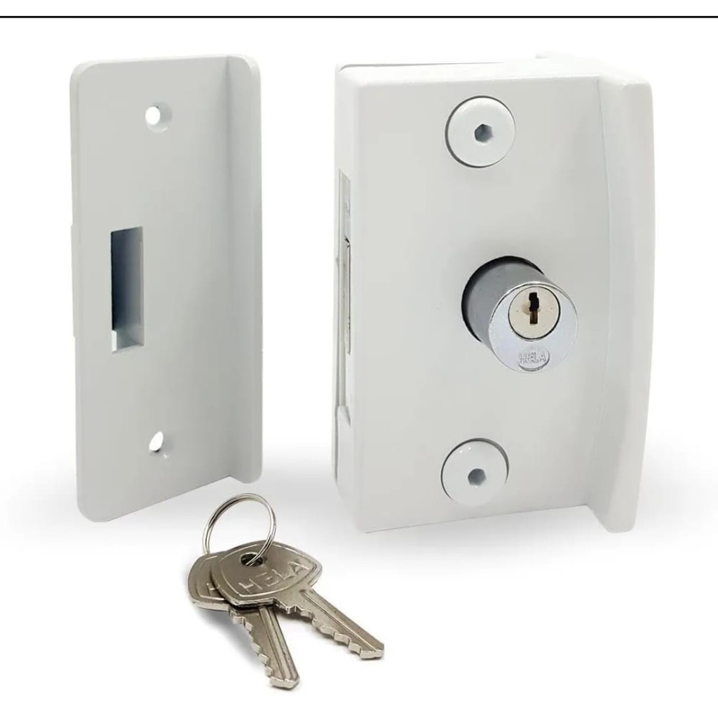Fechadura Porta De Vidro De Correr Kit 10 Polímero Para vidro de 08mm ou 10mm