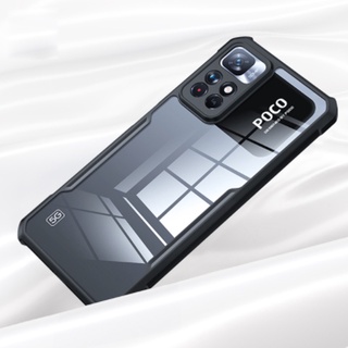 Capa De Celular De Plástico Acrílico Anti-Impacto Xiaomi Poco X4 Pro 5G X3 M4 M3 Pro F3 GT NFC 5G Mi 11 Lite 11T