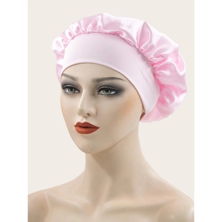 Touca de Cetim Antifrizz - ROSA - Tratamento Capilar Sono de Beleza