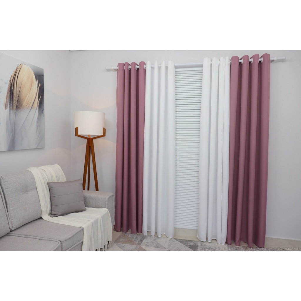 Cortina Rose para Sala: Onde Comprar | BuscaProdutos