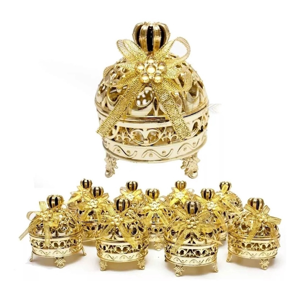 Kit Lembrancinha Realeza C/12 Mini Porta Joia Decora Festa em Oferta na Shopee