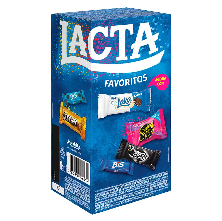 Caixa De Bombons Sortidos Favoritos 250,6g - Lacta