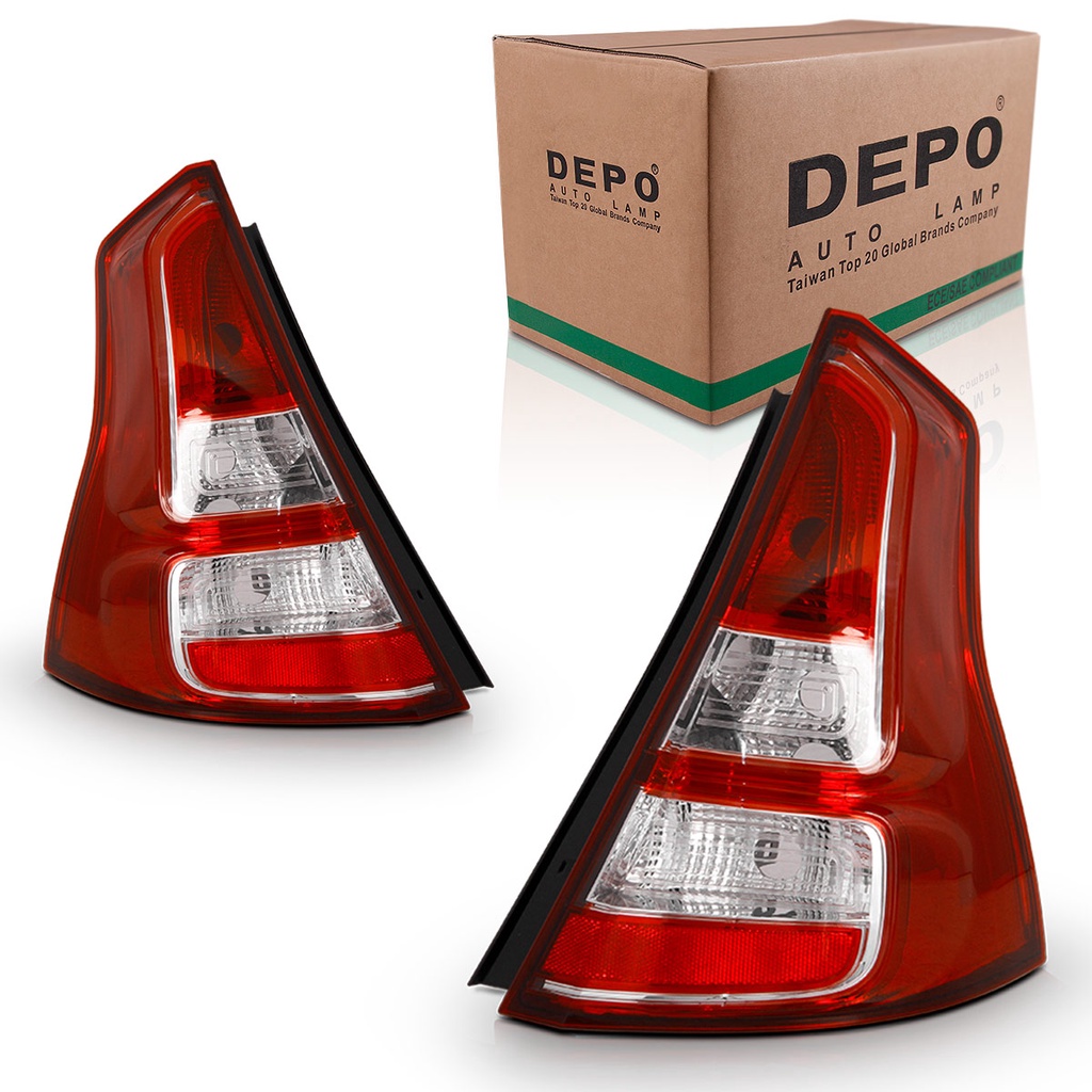 Par Lanterna Sandero 2012 2013 2014 Borda Vermelha em Oferta na Shopee