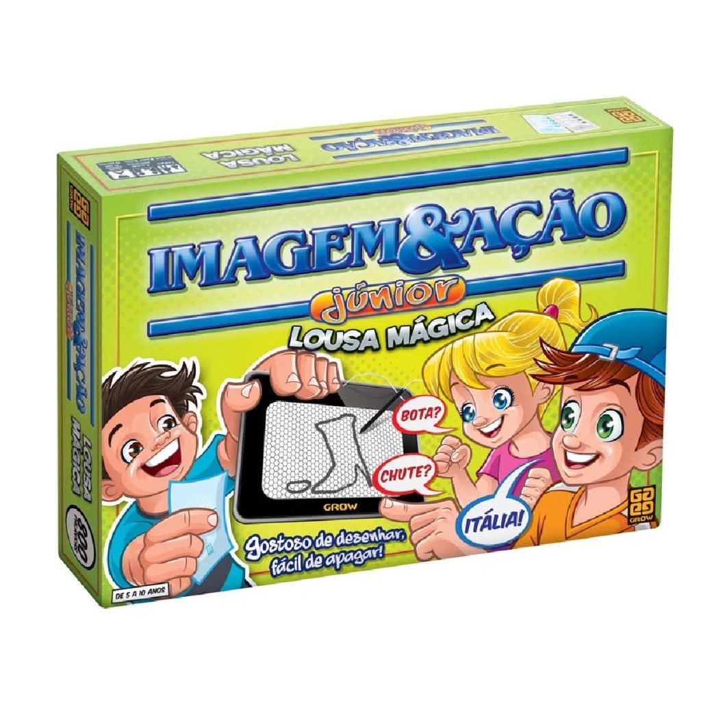 Jogo Imagem E Ação Júnior Lousa Mágica 02590 - Grow em Oferta na Shopee