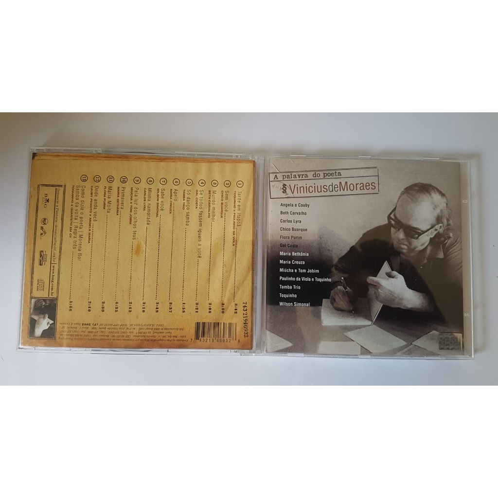 cd a palavra do poeta. Vinícius de Moraes