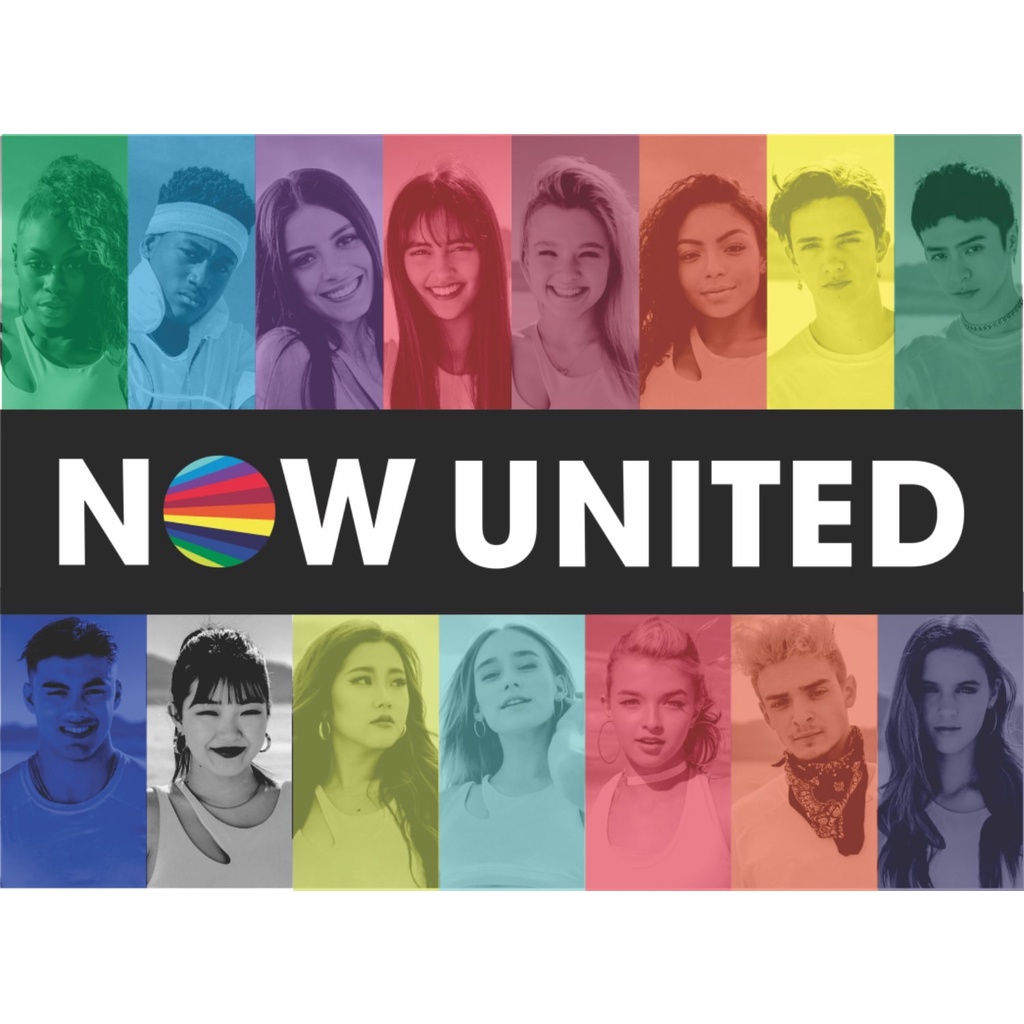 Painel Now United Festa Tecido Tnt Estampado 1m x1,40 Metros