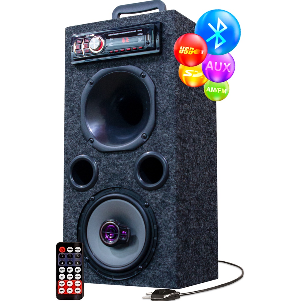 Caixa Residencial Bob Corujinha Voz Ativa Bluetooth Pioneer - Audio