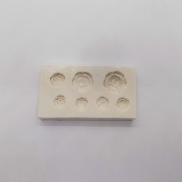 Molde De Silicone Kit De Mini Rosas Molde Para Confeitaria Molde Para Biscuit 621