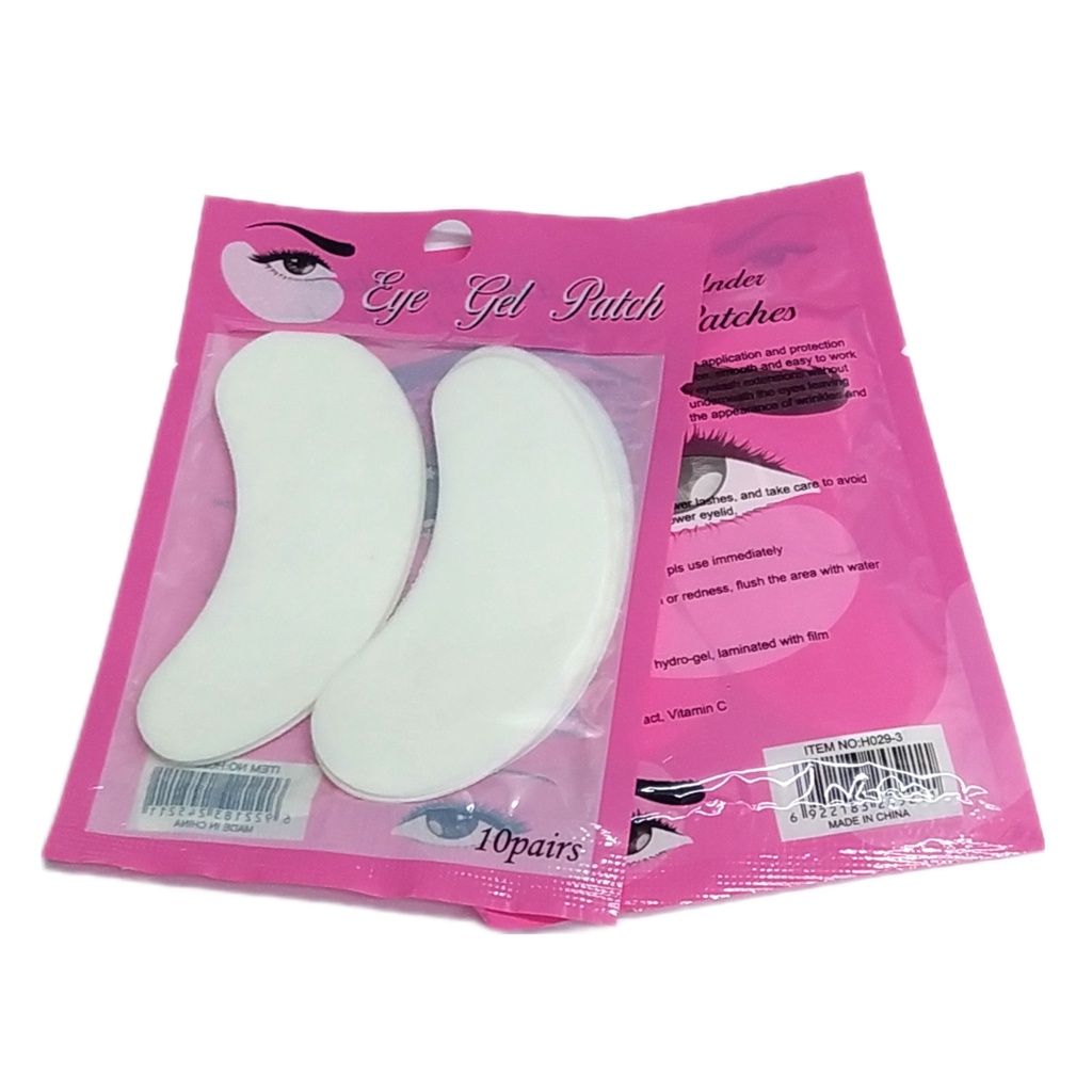 Pacote 10 Pares De Protetor De Pálpebras Eye Gel Patch Com Vitamina C e Aloe Vera