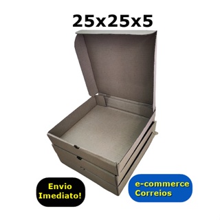 Kit 10 Caixa Papelão 25x25x5 para Envio E-commerce Estrutura Forte Correios em Oferta na Shopee